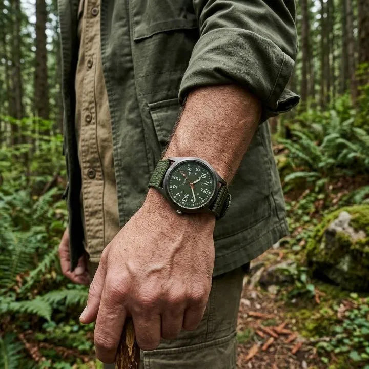 Men's Military Watch with Nylon Strap