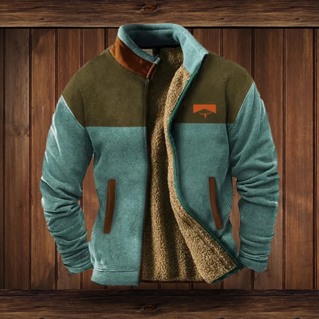 Men's Outdoor Fleece Vest with Adjustable Hood