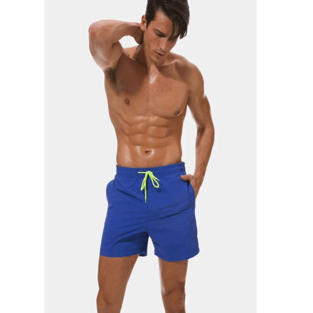 Men's Quick-Drying Swim Shorts with Sporty Design