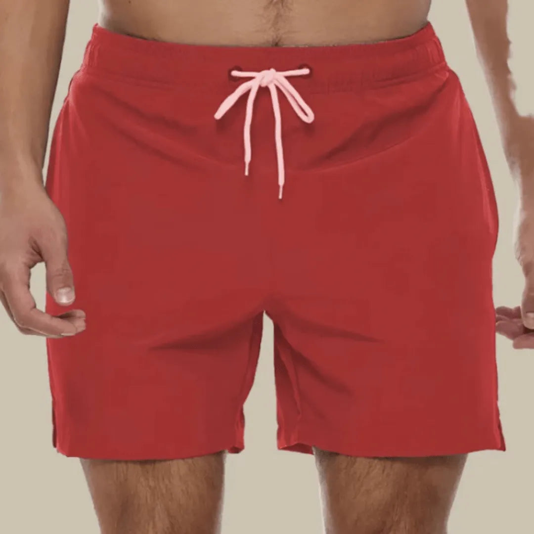 Men's Quick-Drying Swim Shorts with Sporty Design