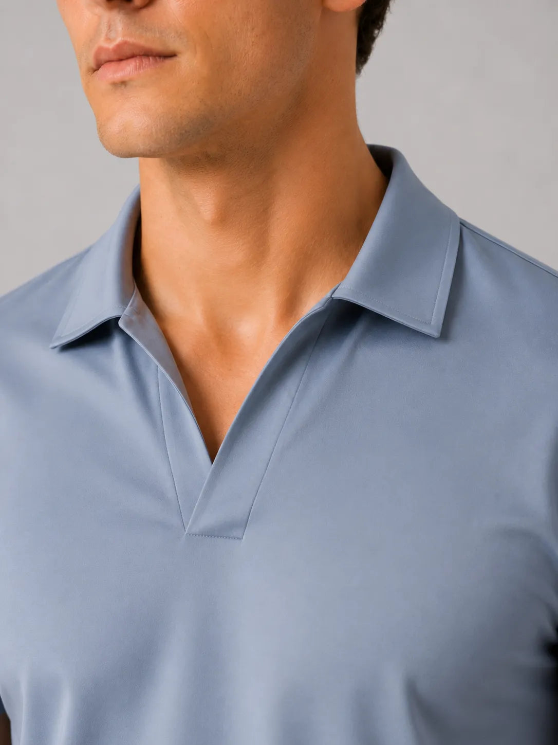 Men's Silky Soft Breathable Short-Sleeve Polo Shirt