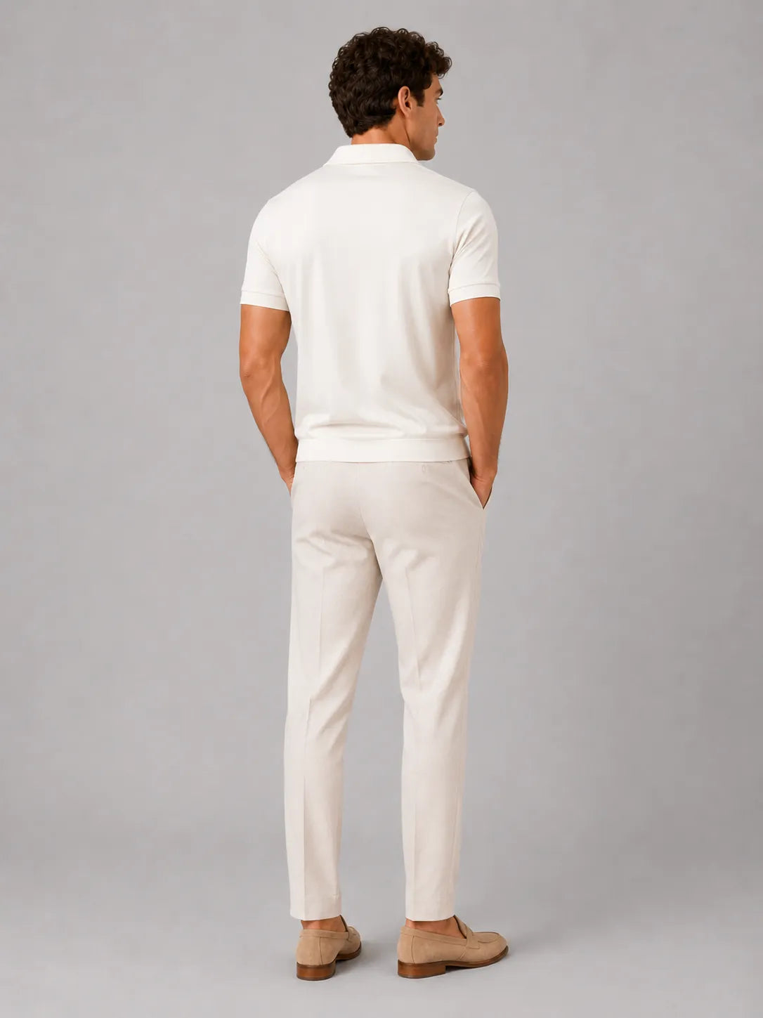 Men's Silky Soft Breathable Short-Sleeve Polo Shirt