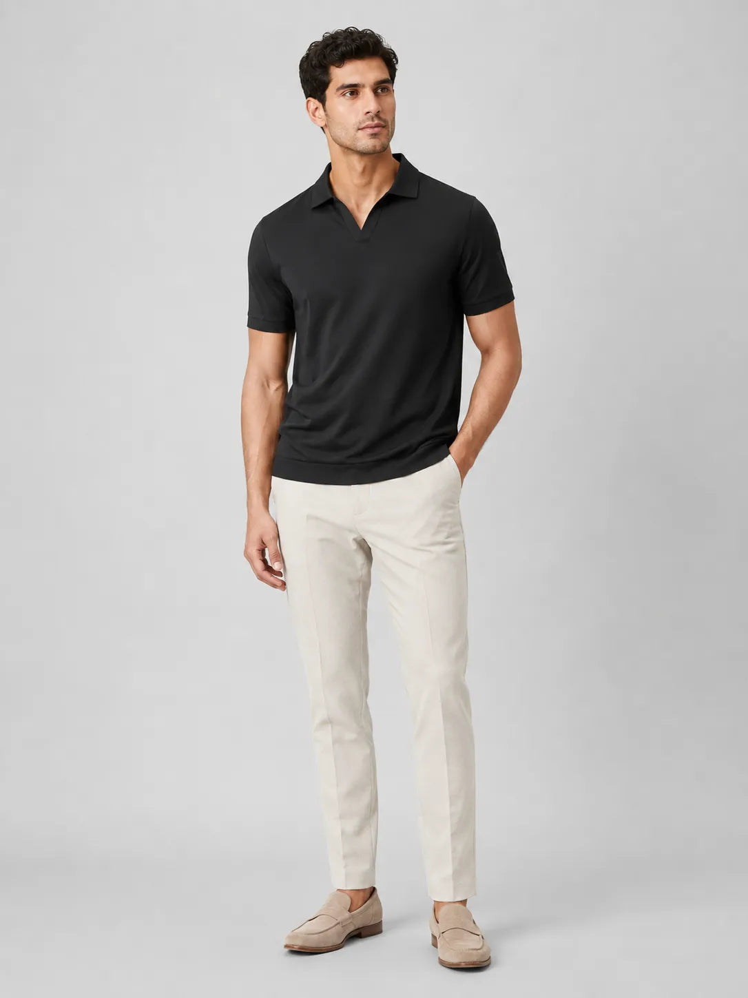 Men's Silky Soft Breathable Short-Sleeve Polo Shirt
