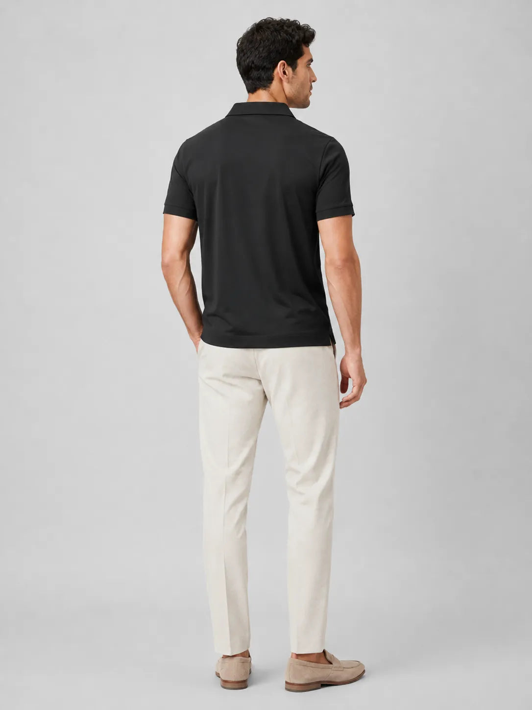 Men's Silky Soft Breathable Short-Sleeve Polo Shirt