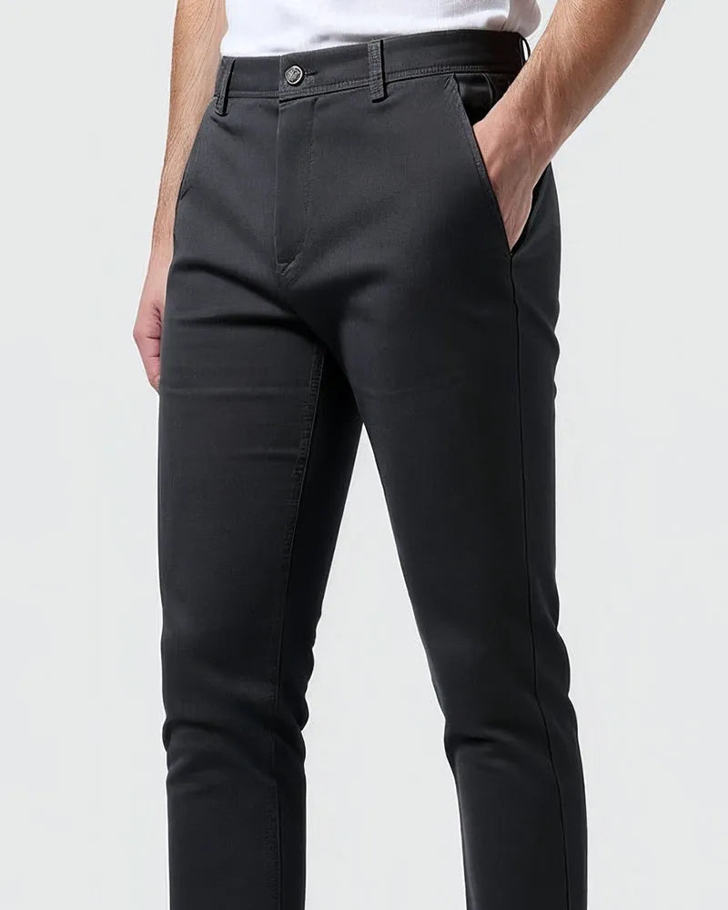 Men's Slim Fit Chino Pants for Everyday and Office Wear