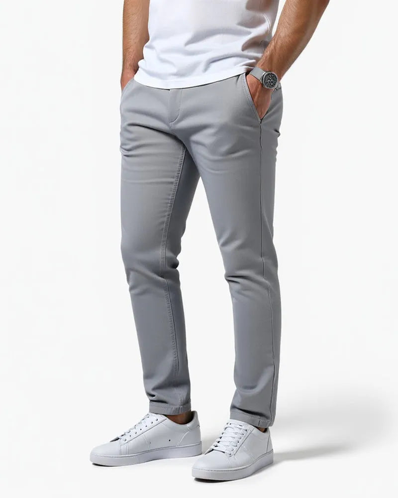 Men's Slim Fit Chino Pants for Everyday and Office Wear