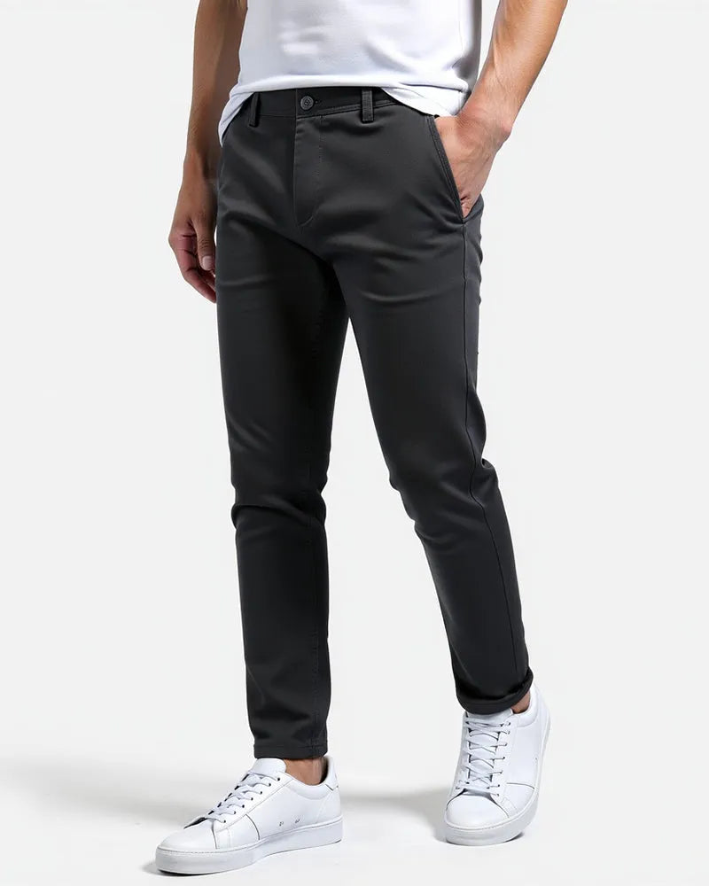 Men's Slim Fit Chino Pants for Everyday and Office Wear