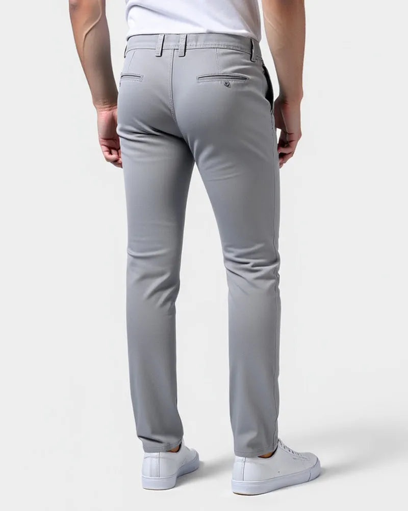 Men's Slim Fit Chino Pants for Everyday and Office Wear