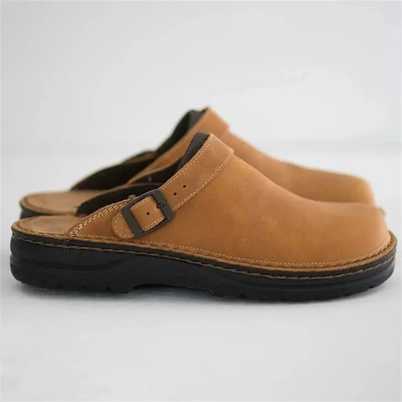 Men's Supportive Ergonomic Clogs with Contoured Sole