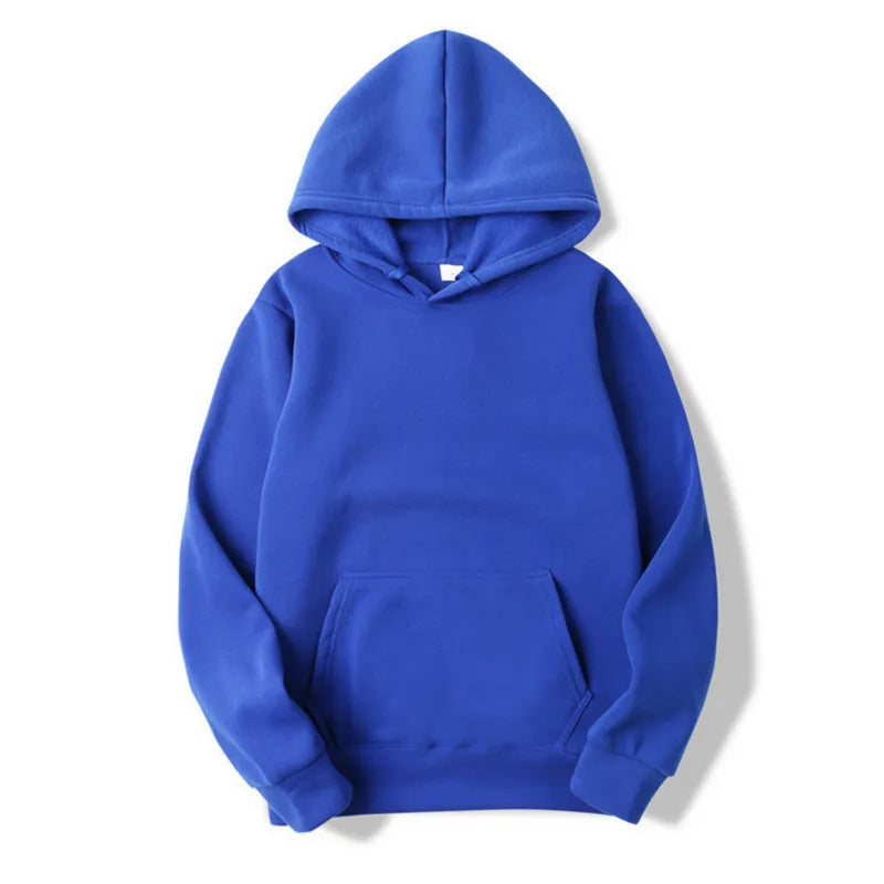 Men's Warm Fleece Hoodie with Kangaroo Pocket