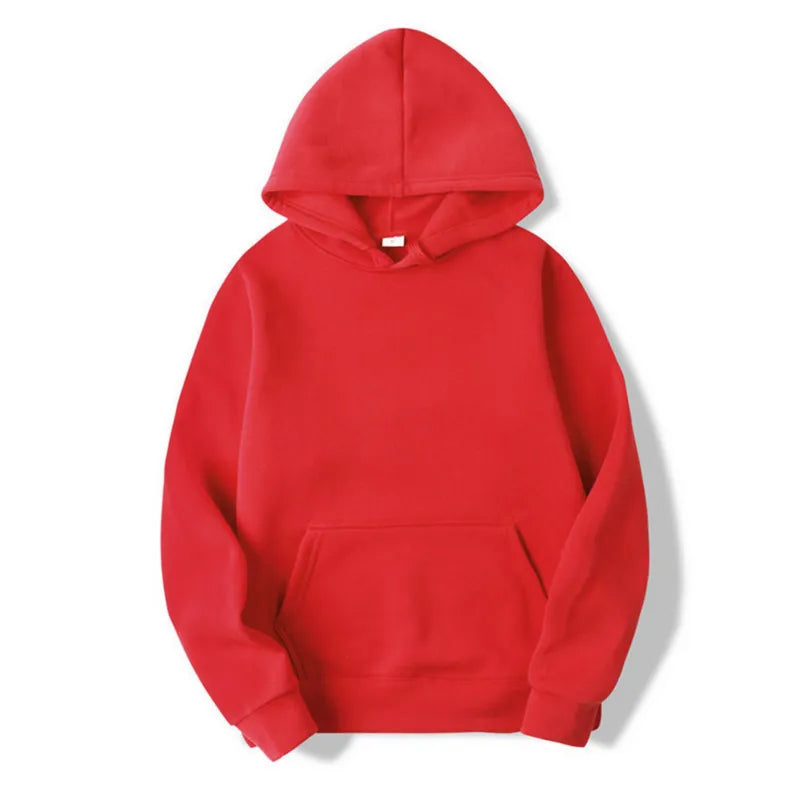 Men's Warm Fleece Hoodie with Kangaroo Pocket