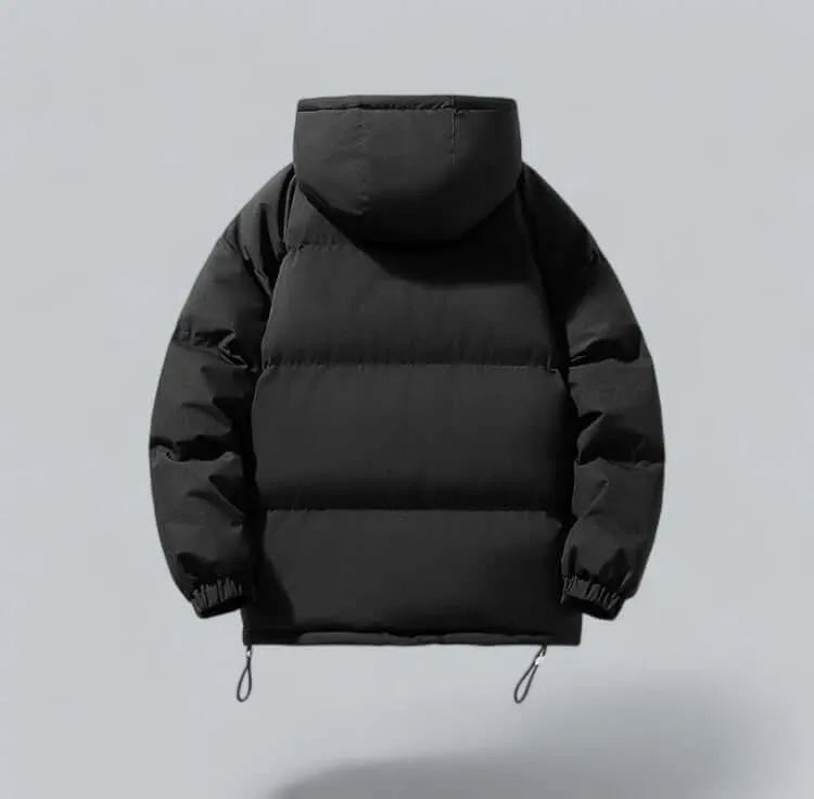Men's Warm Winter Parka Jacket with Adjustable Hood