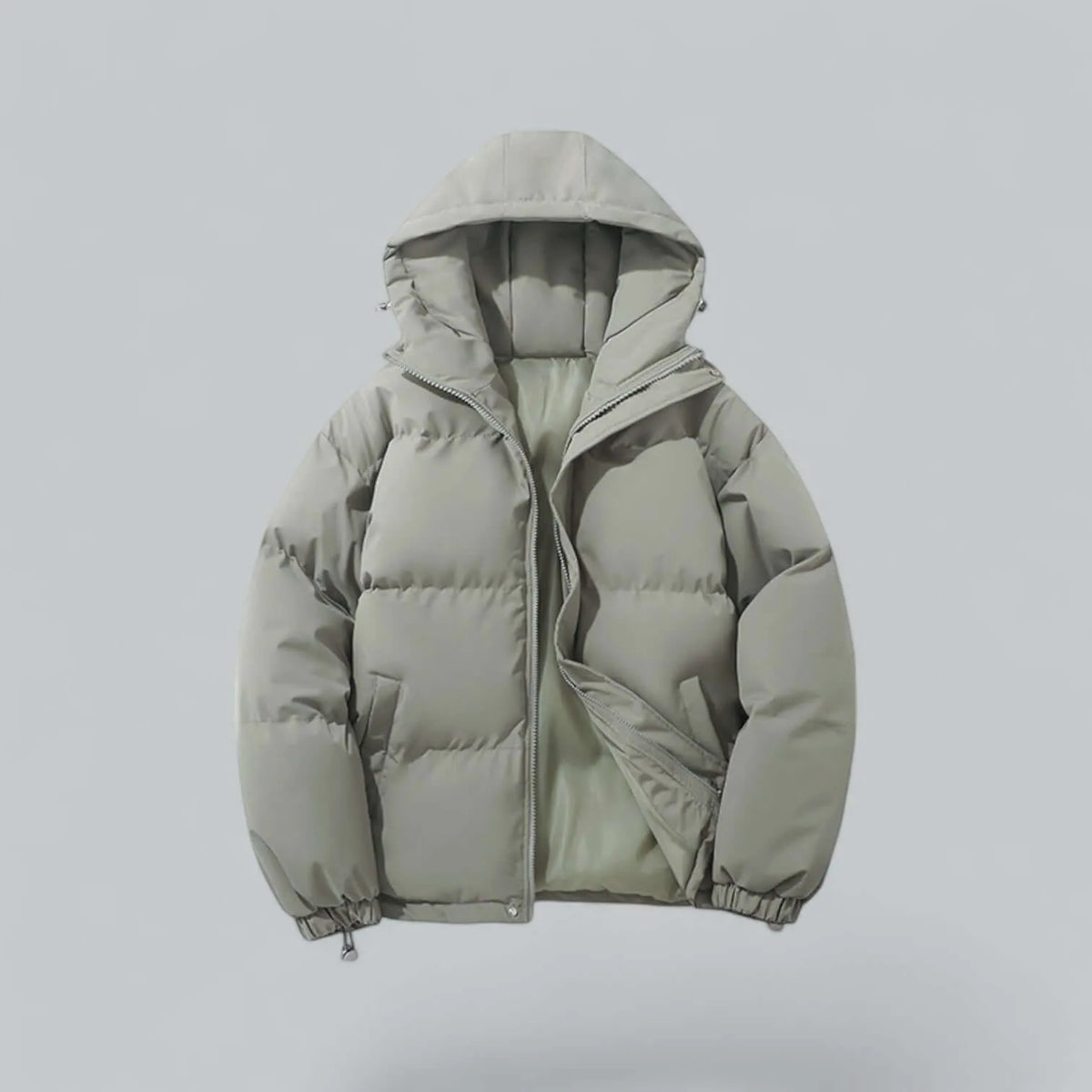 Men's Warm Winter Parka Jacket with Adjustable Hood