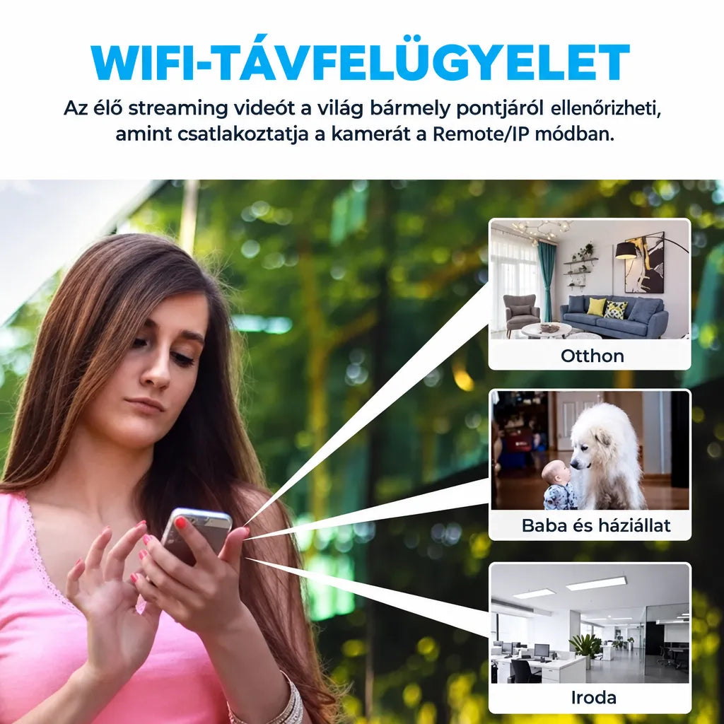 Mini WiFi Security Camera with Night Vision