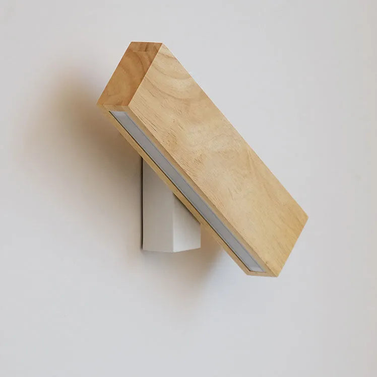 Minimalist Rotatable LED Wall Lamp in Japanese Style