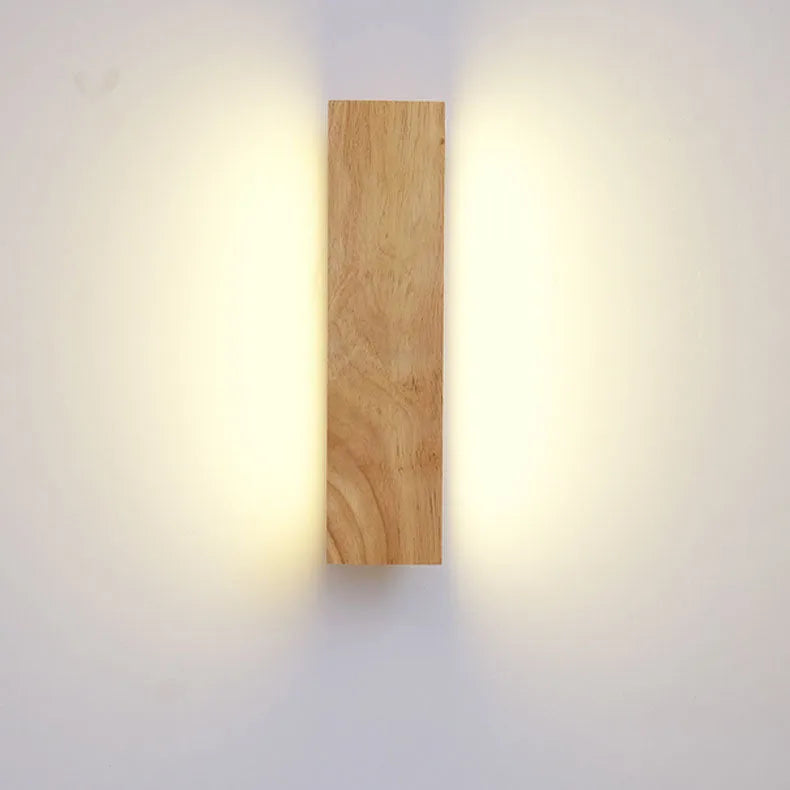 Minimalist Rotatable LED Wall Lamp in Japanese Style