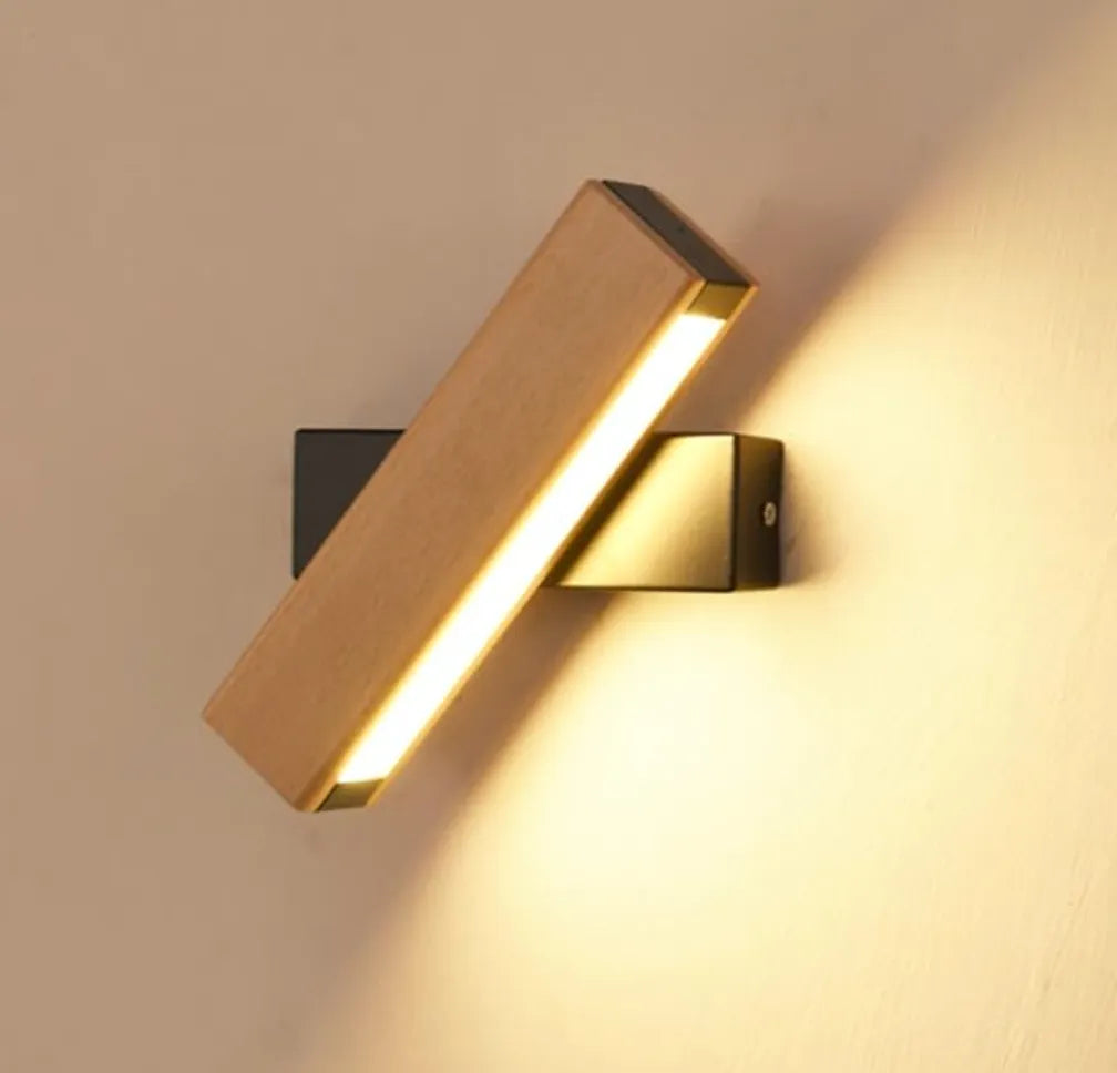 Minimalist Rotatable LED Wall Lamp in Japanese Style