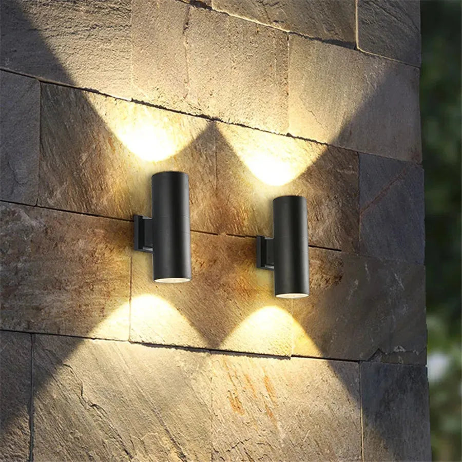 Modern LED Outdoor Wall Light with Direct Hardwire