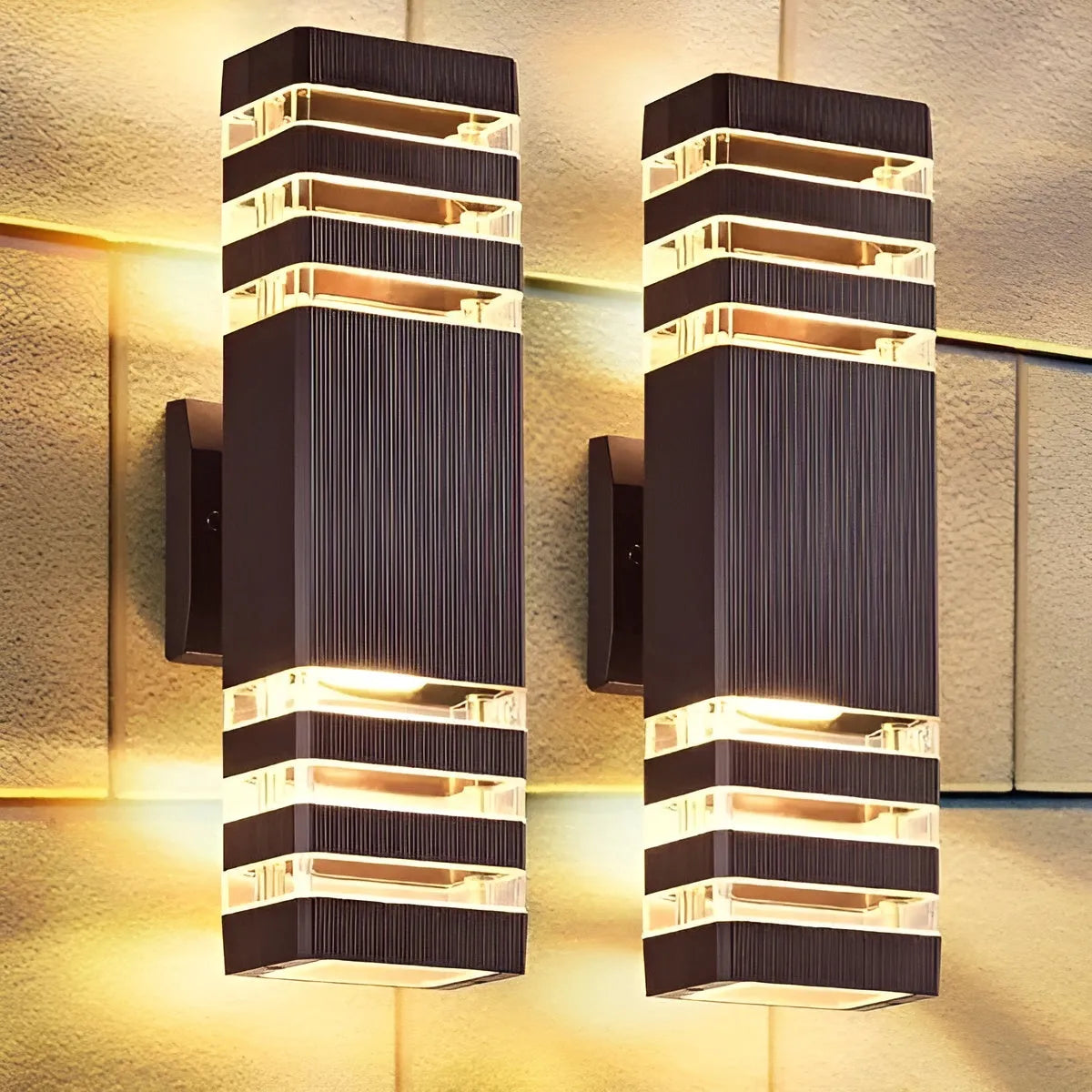 Modern LED Outdoor Wall Light with Up and Down Effect