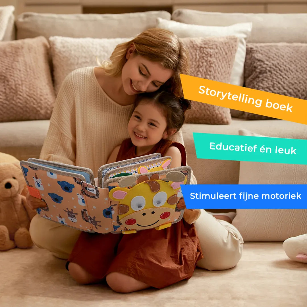 Montessori Felt Busy Book for Toddlers