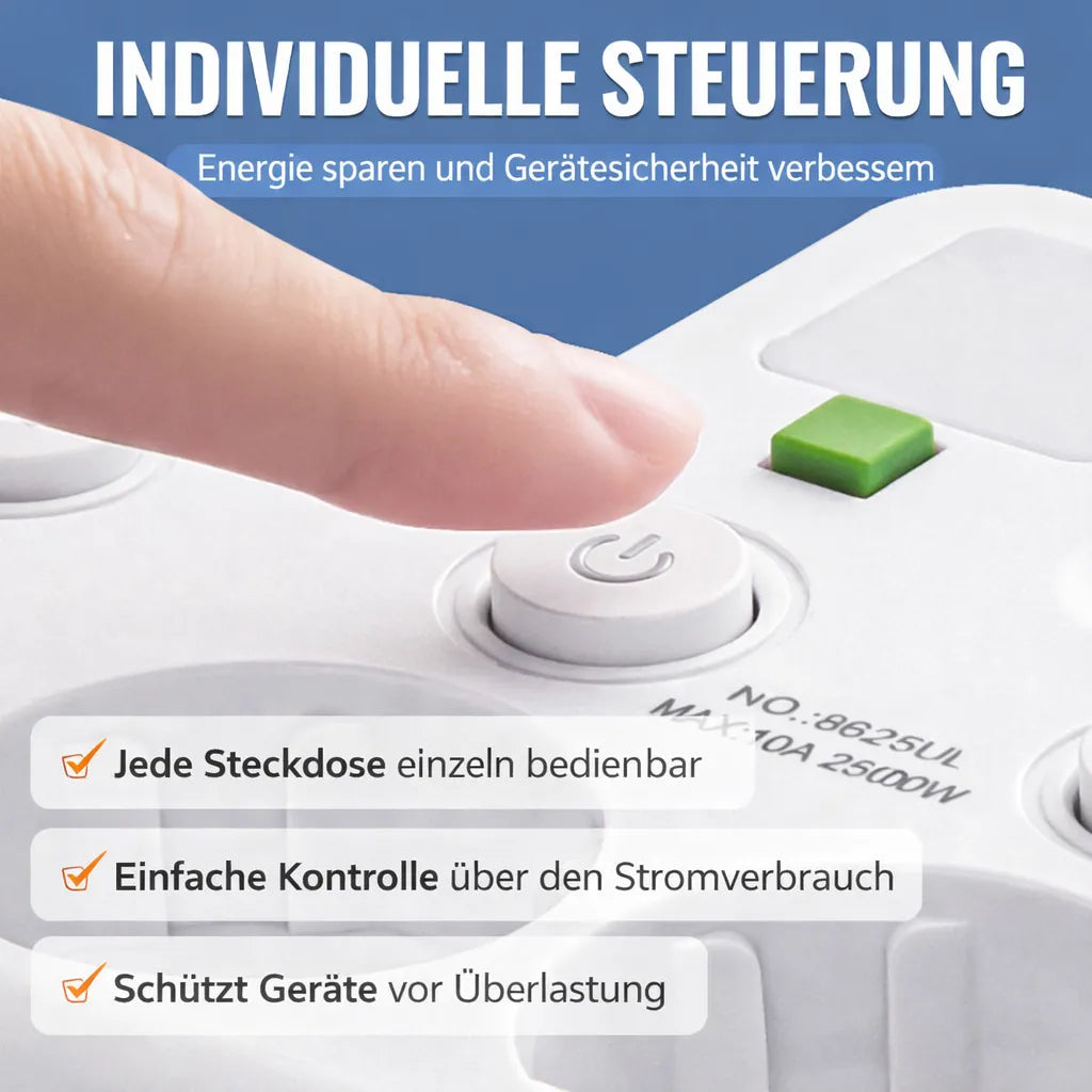 Multi-Socket Surge Protector with USB Ports