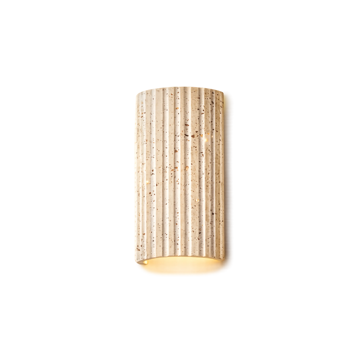 Natural Stone Wall Sconce with Hardwired Connection