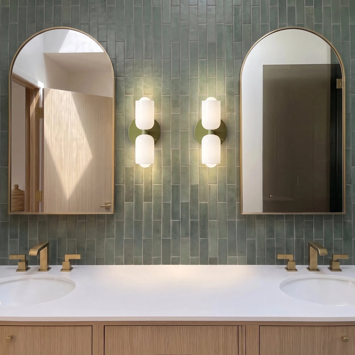 Nordic Up and Down Wall Light with Matte Finish