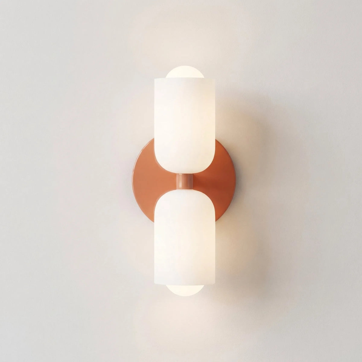 Nordic Up and Down Wall Light with Matte Finish