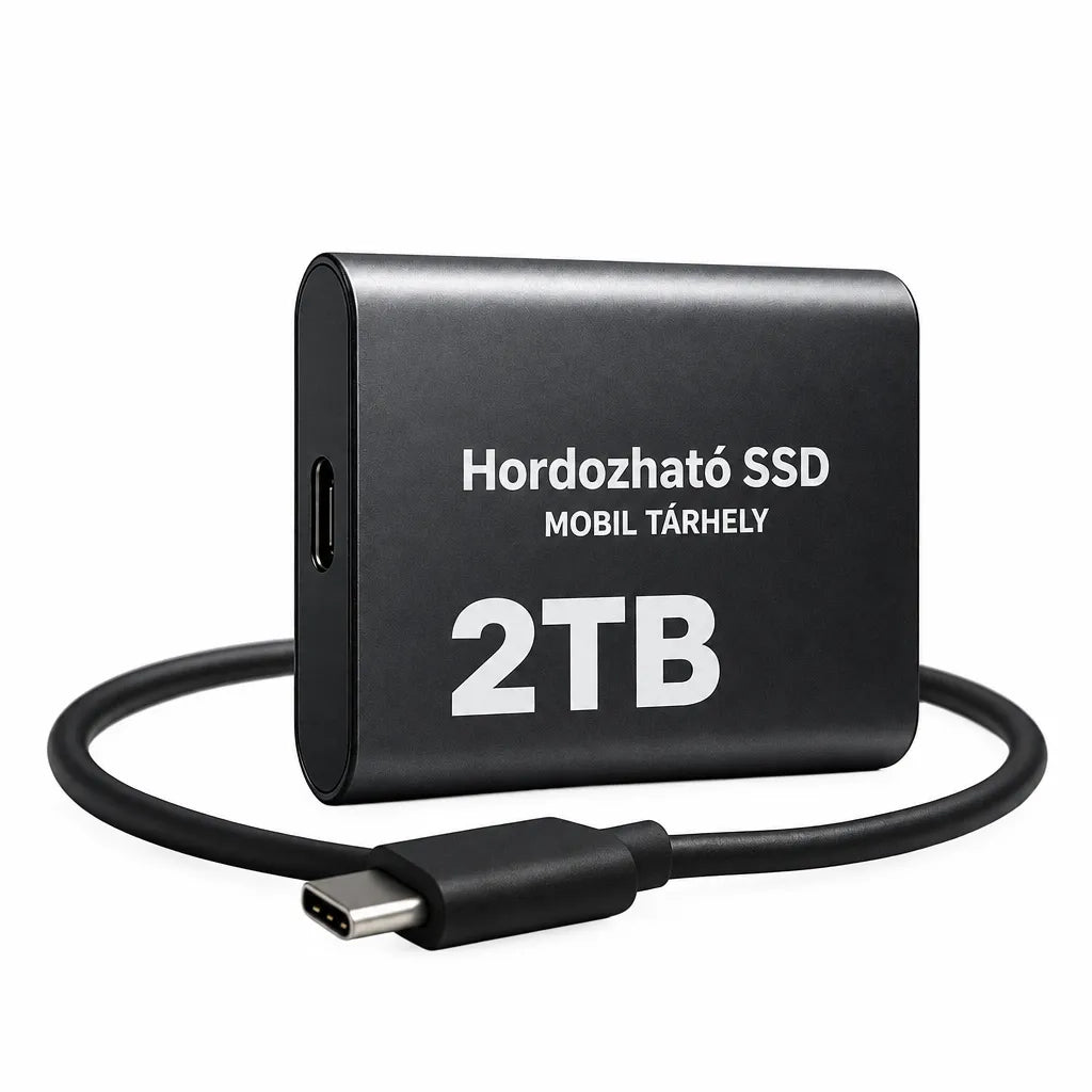 Portable External SSD High-Speed Storage Drive with Shockproof Body