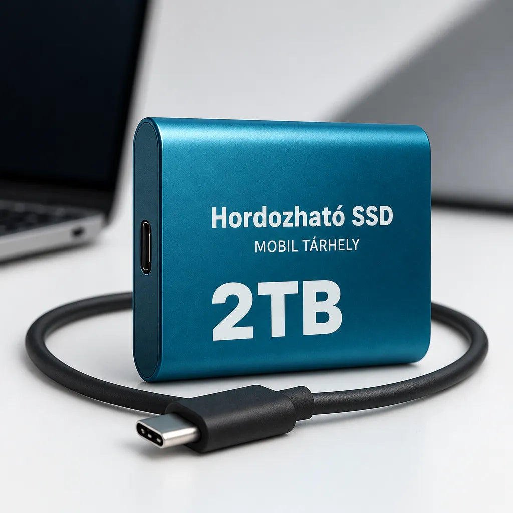 Portable External SSD High-Speed Storage Drive with Shockproof Body