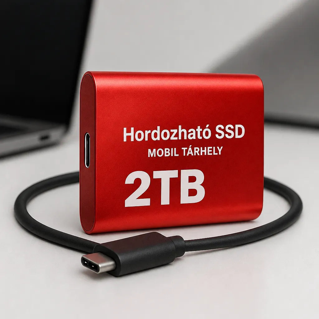 Portable External SSD High-Speed Storage Drive with Shockproof Body