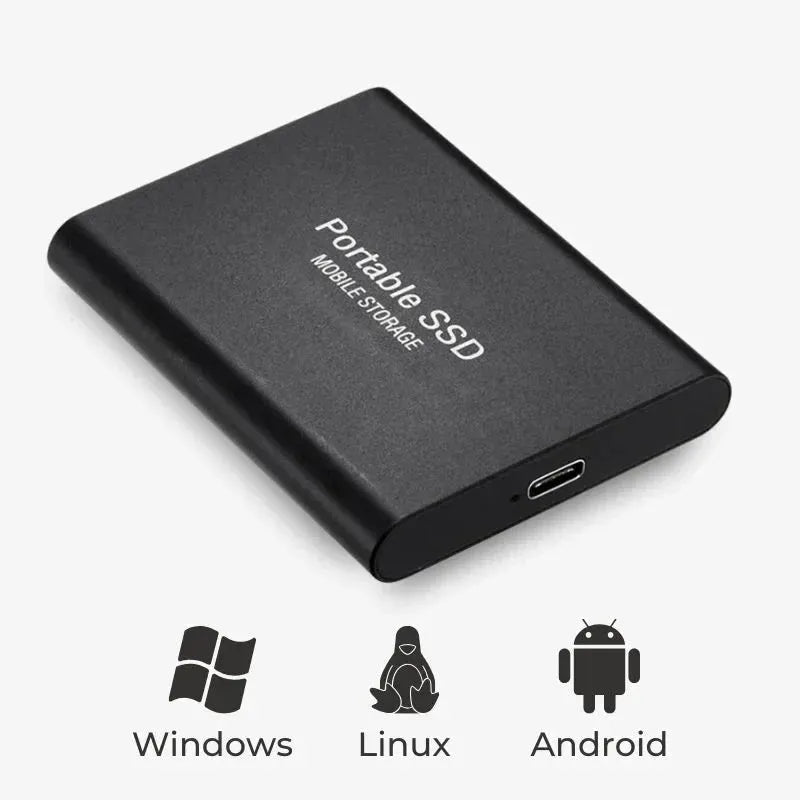 Portable External SSD with USB 3.1 Interface