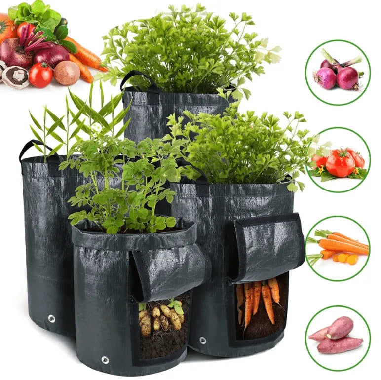 Potato Grow Bag with Harvest Window