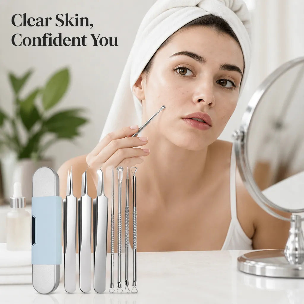 Precision Blackhead Remover Kit with Travel Case