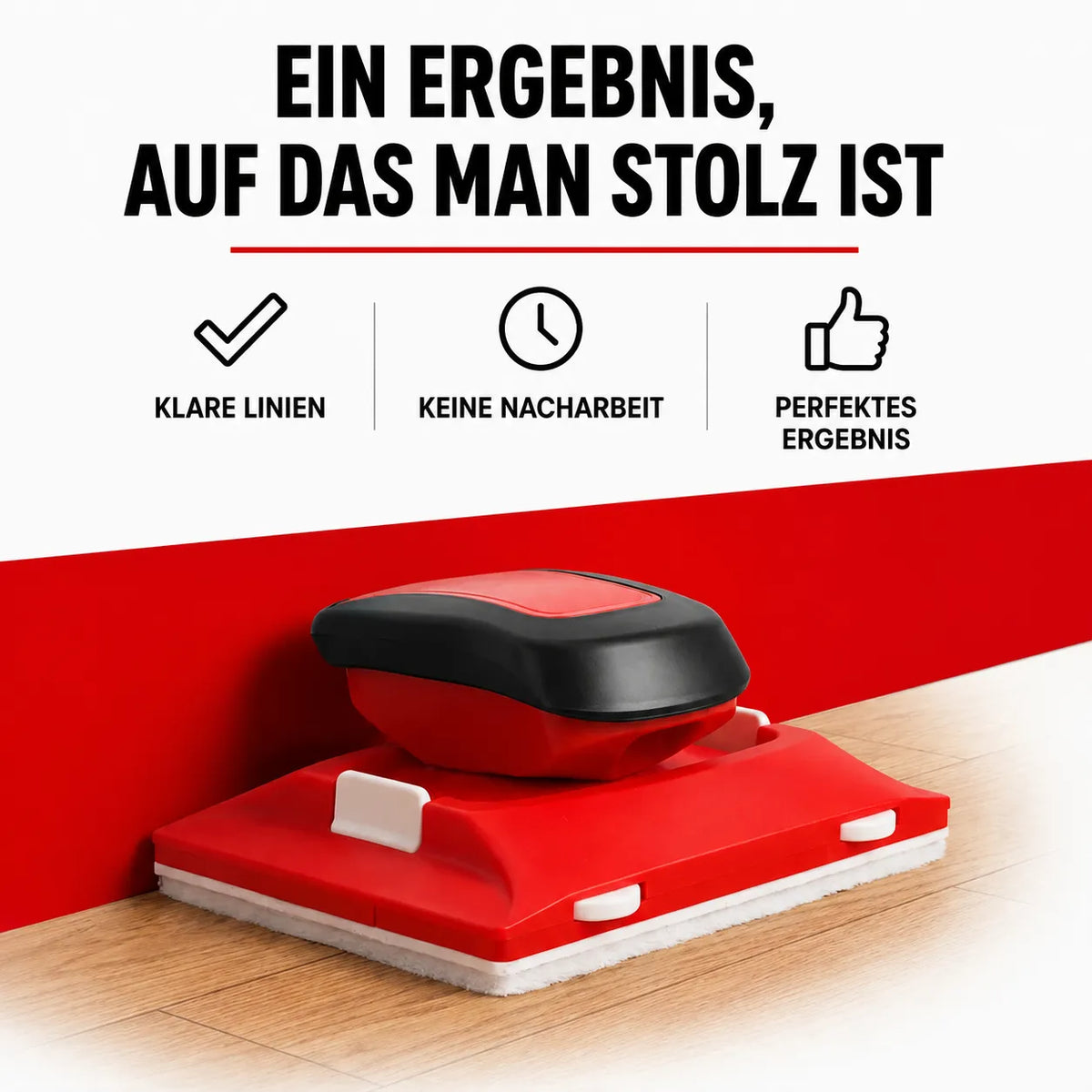 Precision Paint Edger Tool with Guide Wheels