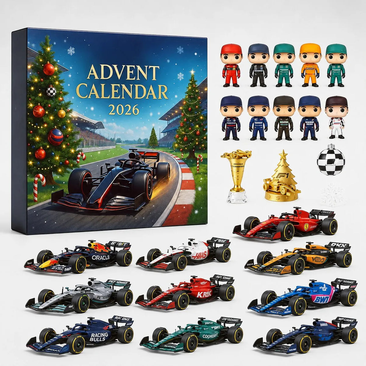 Race Car Advent Calendar with 24 Motorsport Surprises