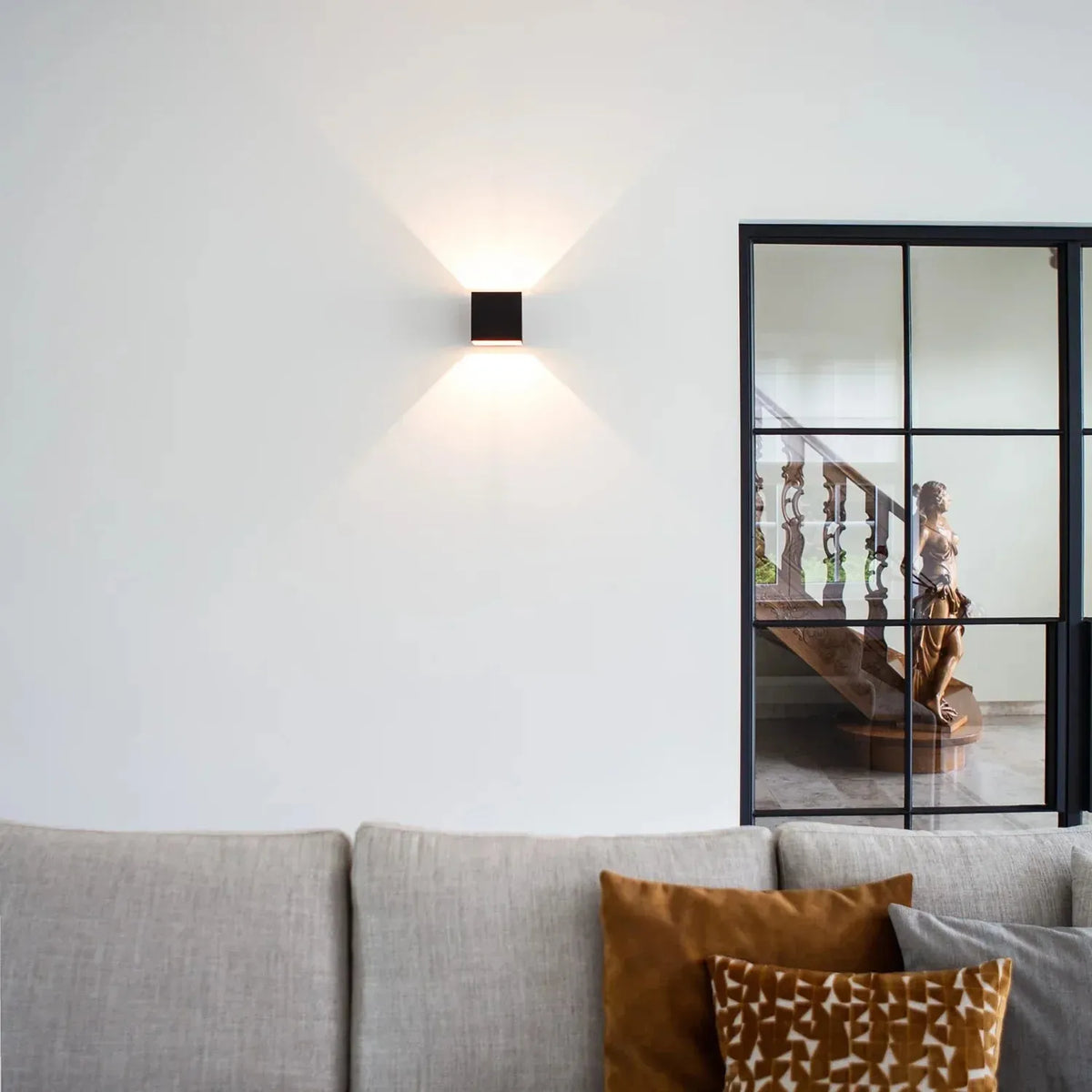 Rechargeable Scandinavian LED Wall Lamp with Motion Sensor