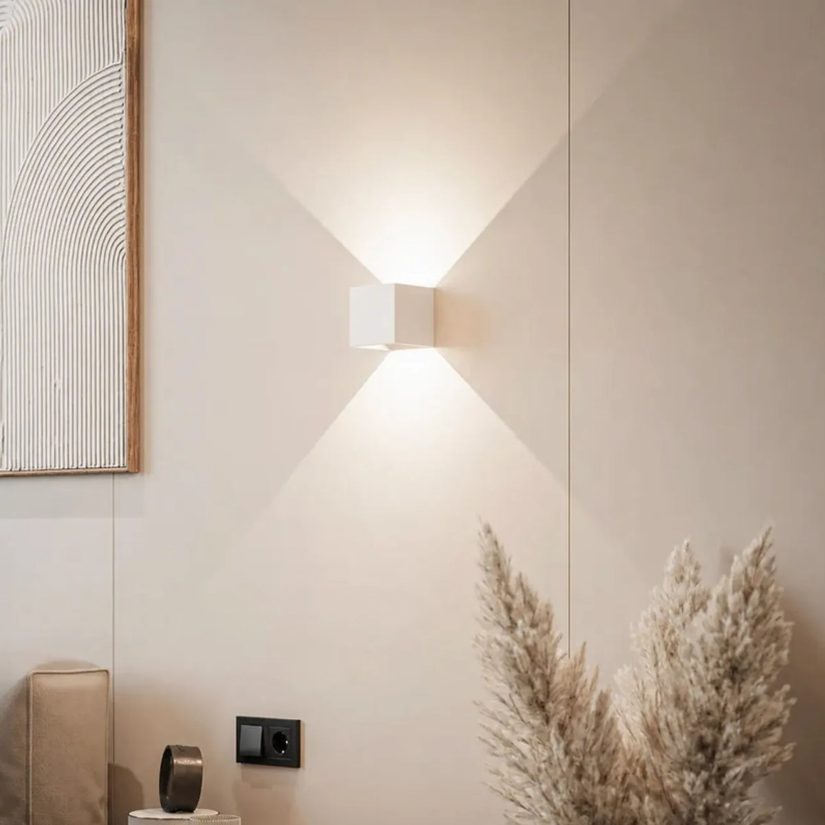 Rechargeable Scandinavian LED Wall Lamp with Motion Sensor