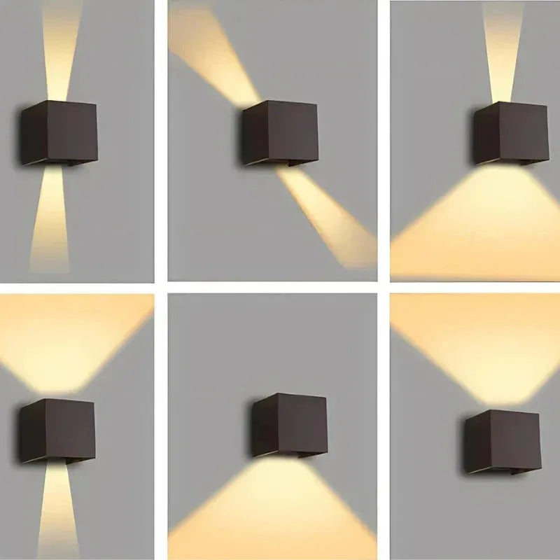 Rechargeable Scandinavian LED Wall Lamp with Motion Sensor