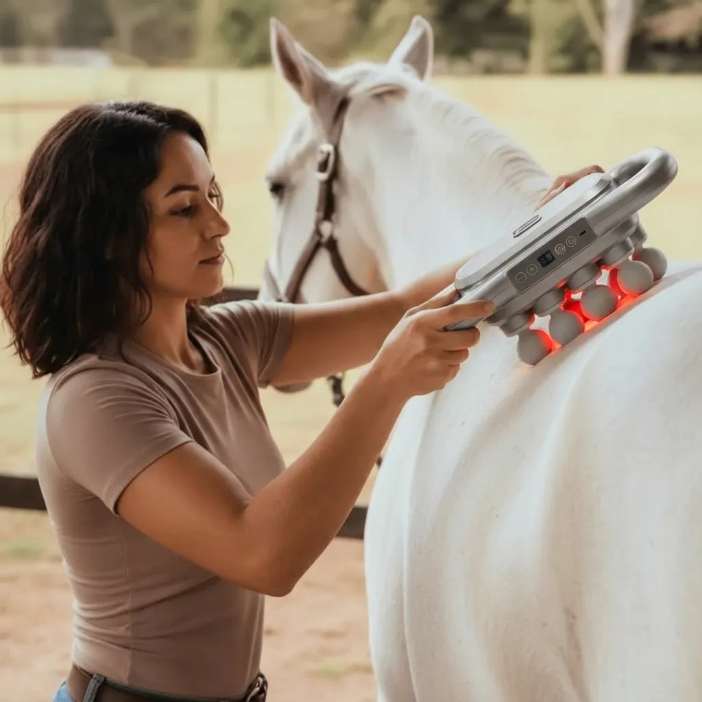 Red Light Muscle Relaxation Device for Horses