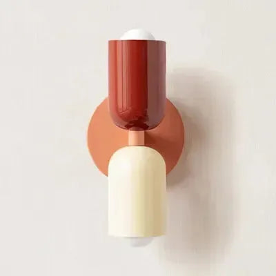 Retro Wall Lamp in Vibrant Colors