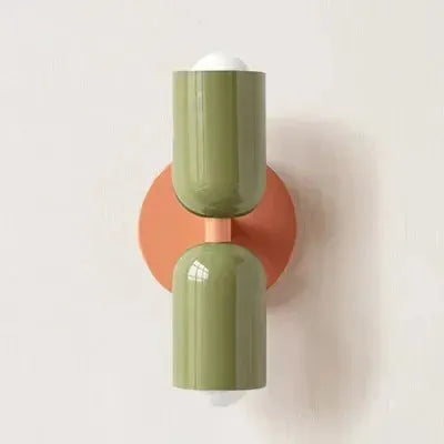 Retro Wall Lamp in Vibrant Colors
