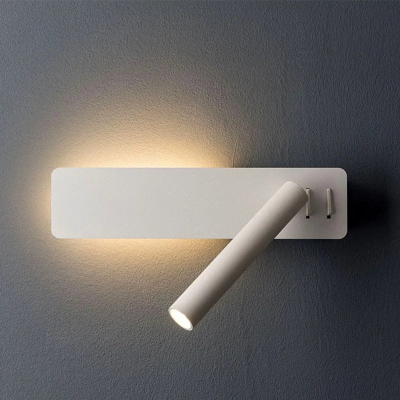 Rotatable LED Wall Reading Light with Dual Switches