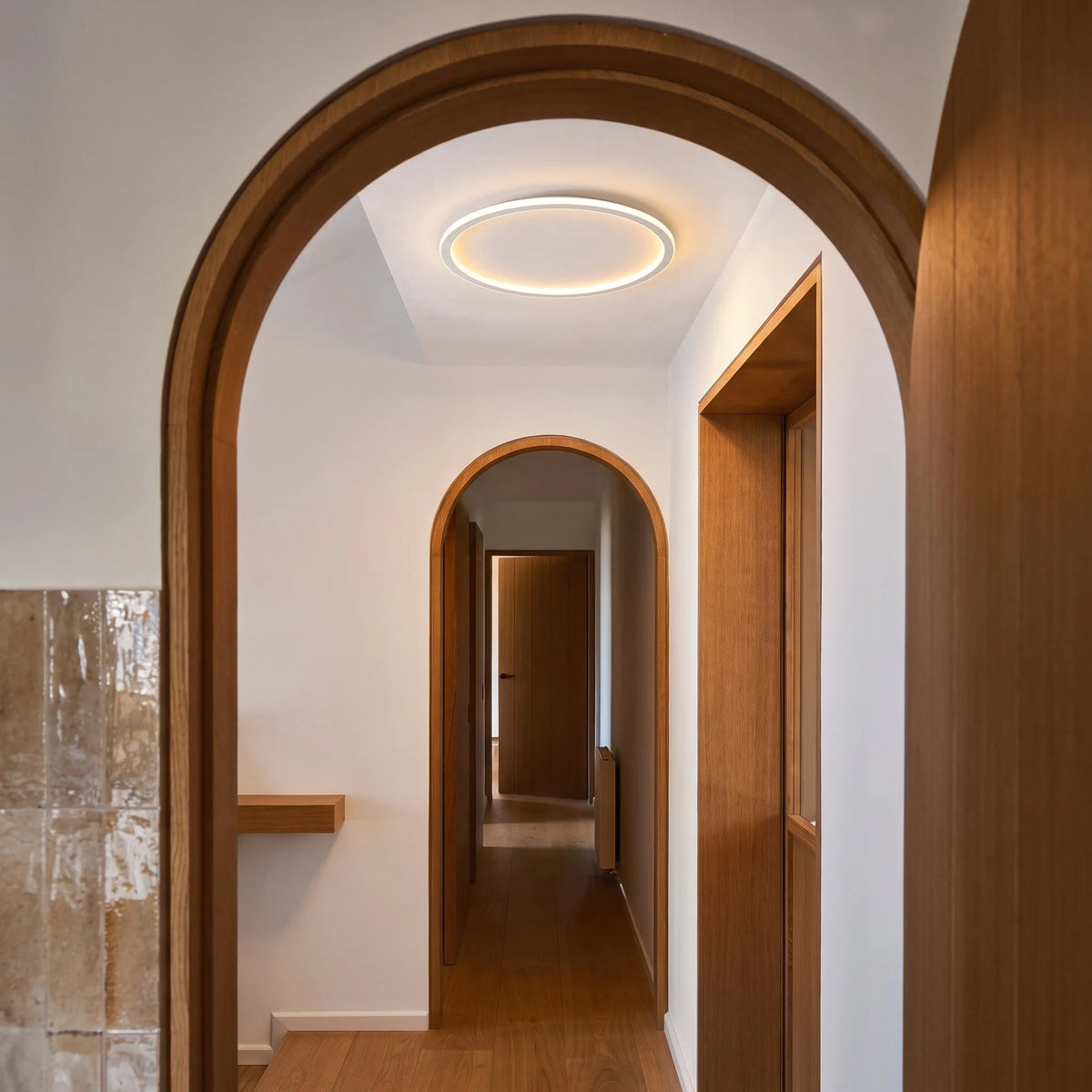 Round Dimmable LED Ceiling Light with Remote Control