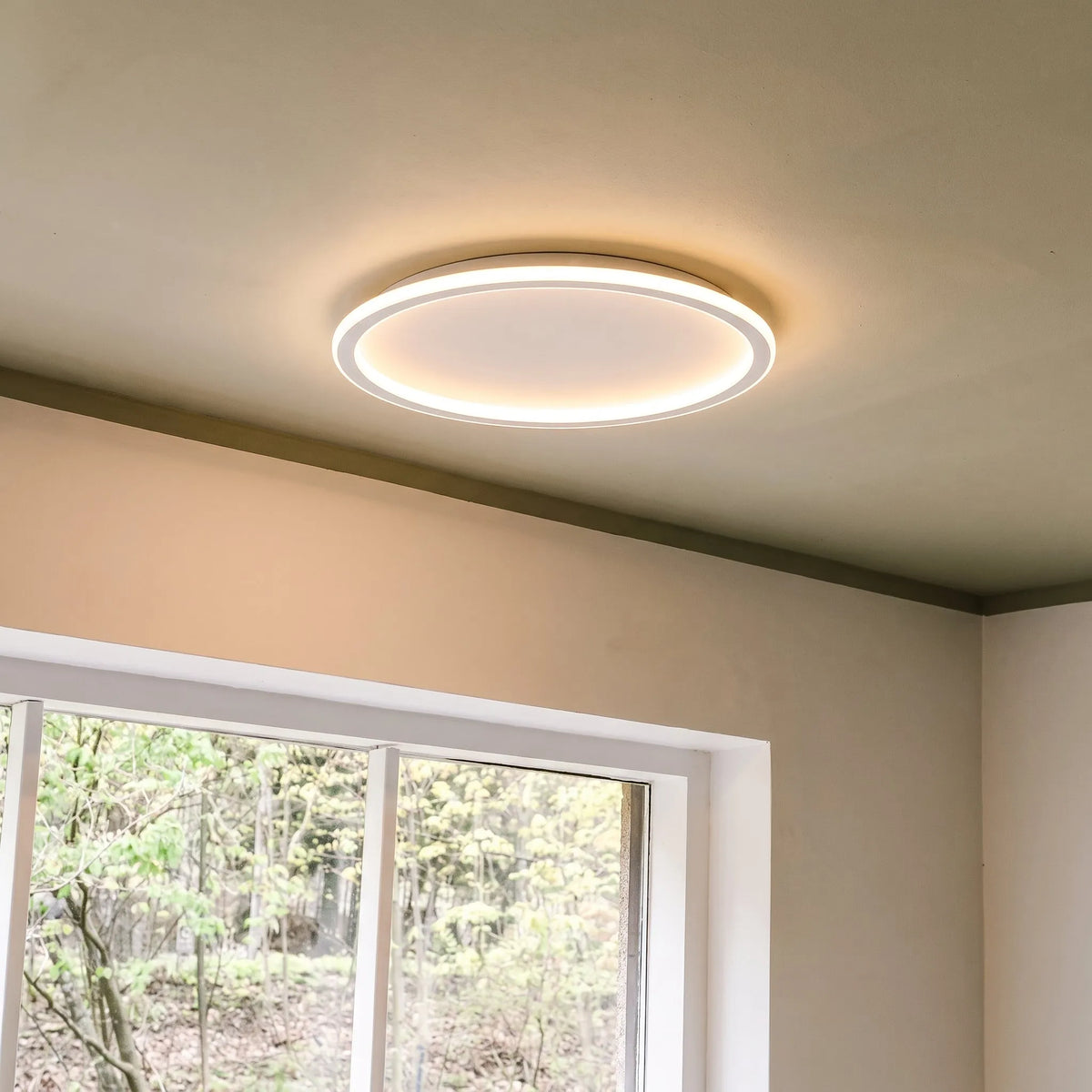 Round Dimmable LED Ceiling Light with Remote Control