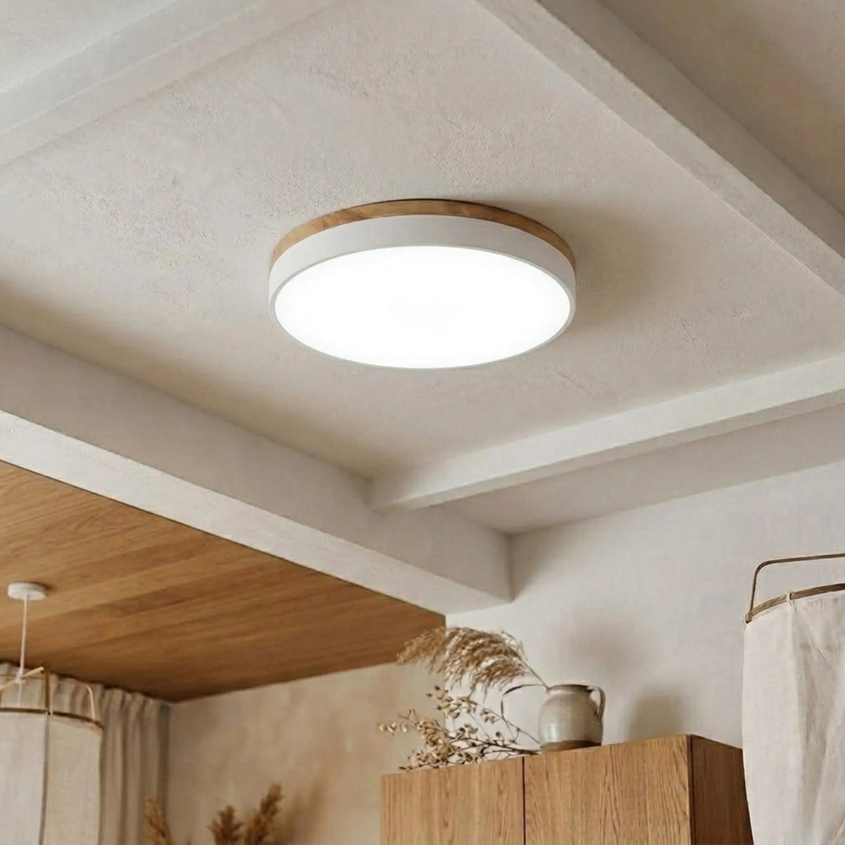 Round Disc Flush Mount Ceiling Light