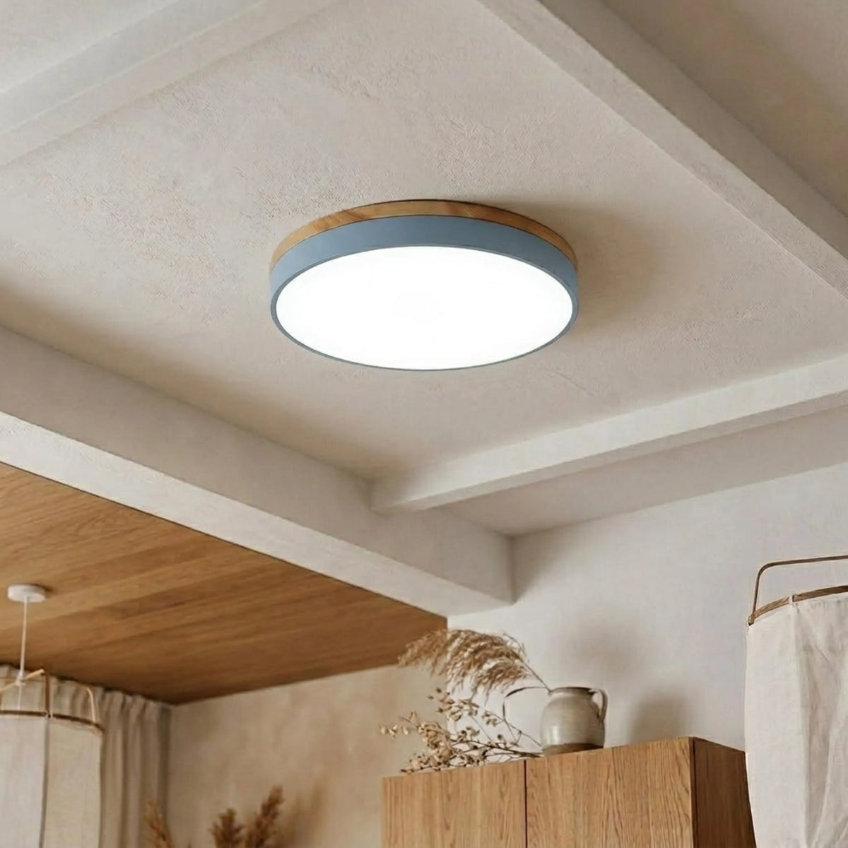 Round Disc Flush Mount Ceiling Light