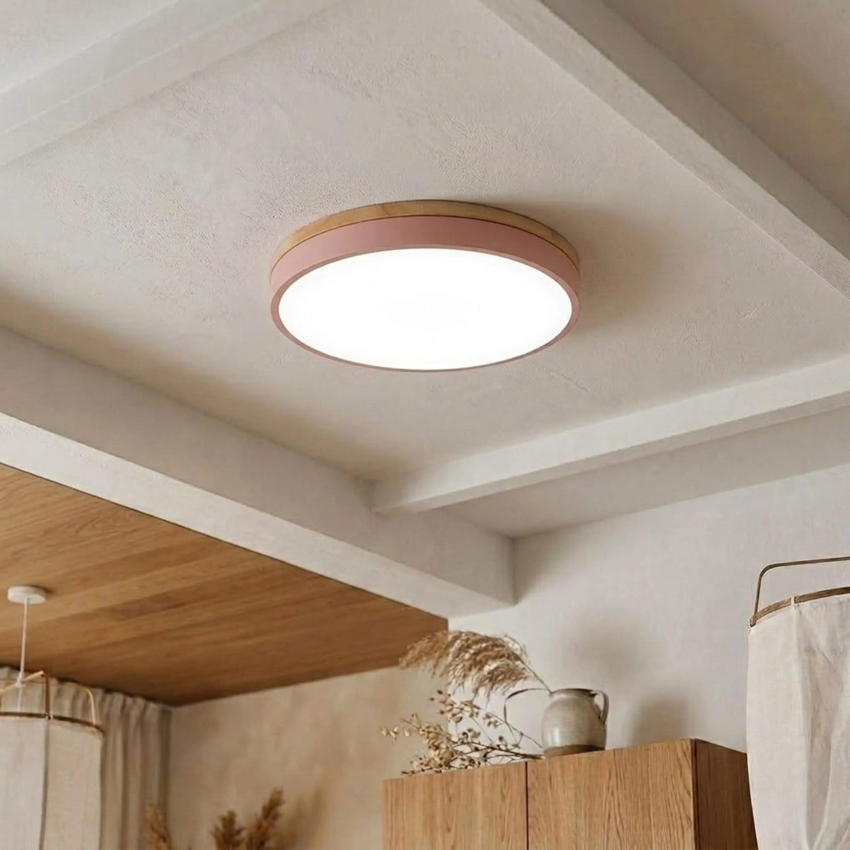 Round Disc Flush Mount Ceiling Light