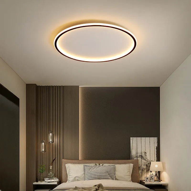 Round Scandinavian LED Ceiling Light Fixture
