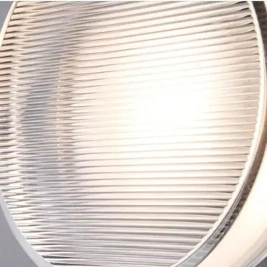 Round Scandinavian LED Wall Lamp with Tinted Glass Shade